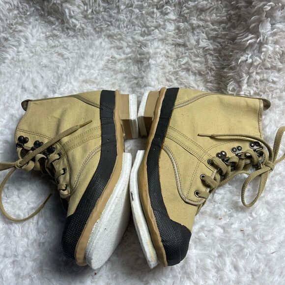 Unisex Hodgman Khaki Tan Steel Shank Caster Wading Fishing Boots19201 M7 W10 - Picture 7 of 12